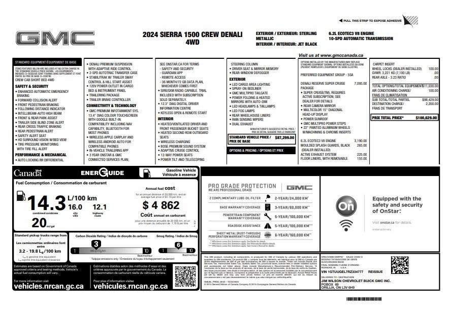 Certified 2024 GMC Sierra 1500 Denali AWD/4WD image 36