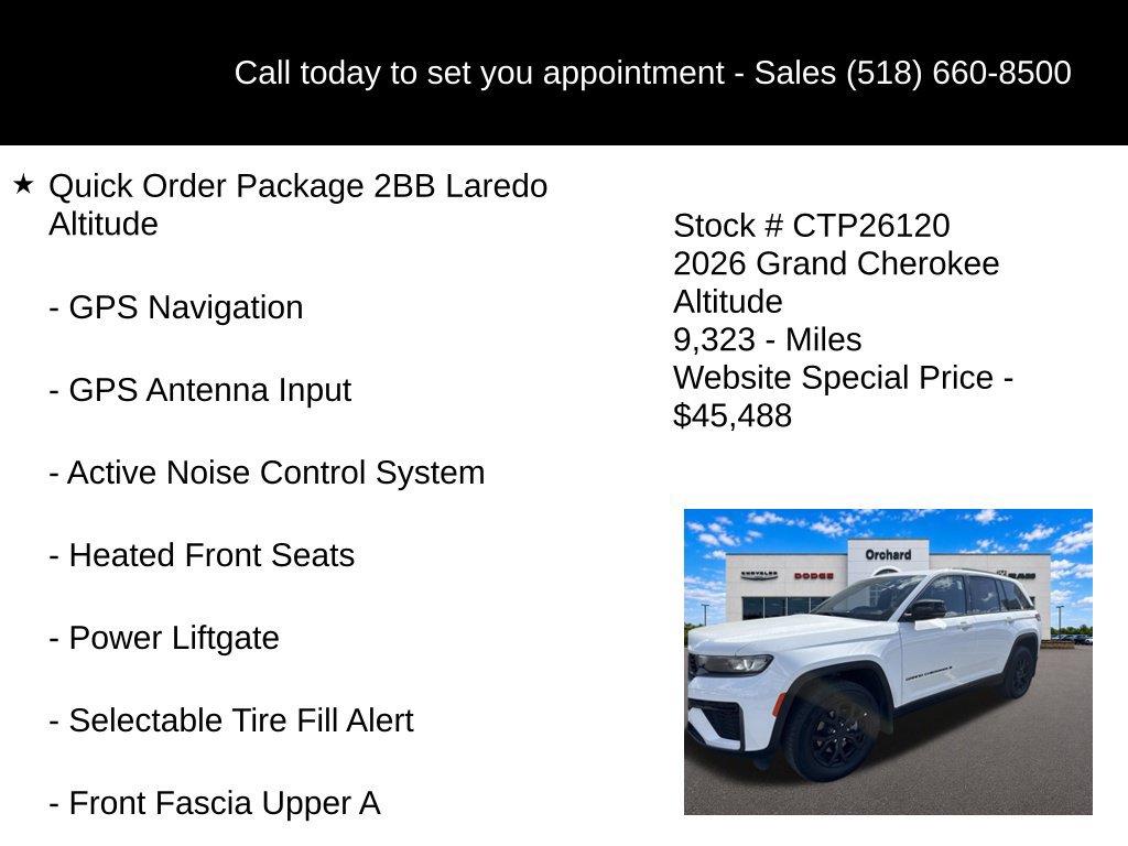 Used 2026 Jeep Grand Cherokee Altitude AWD/4WD image 10