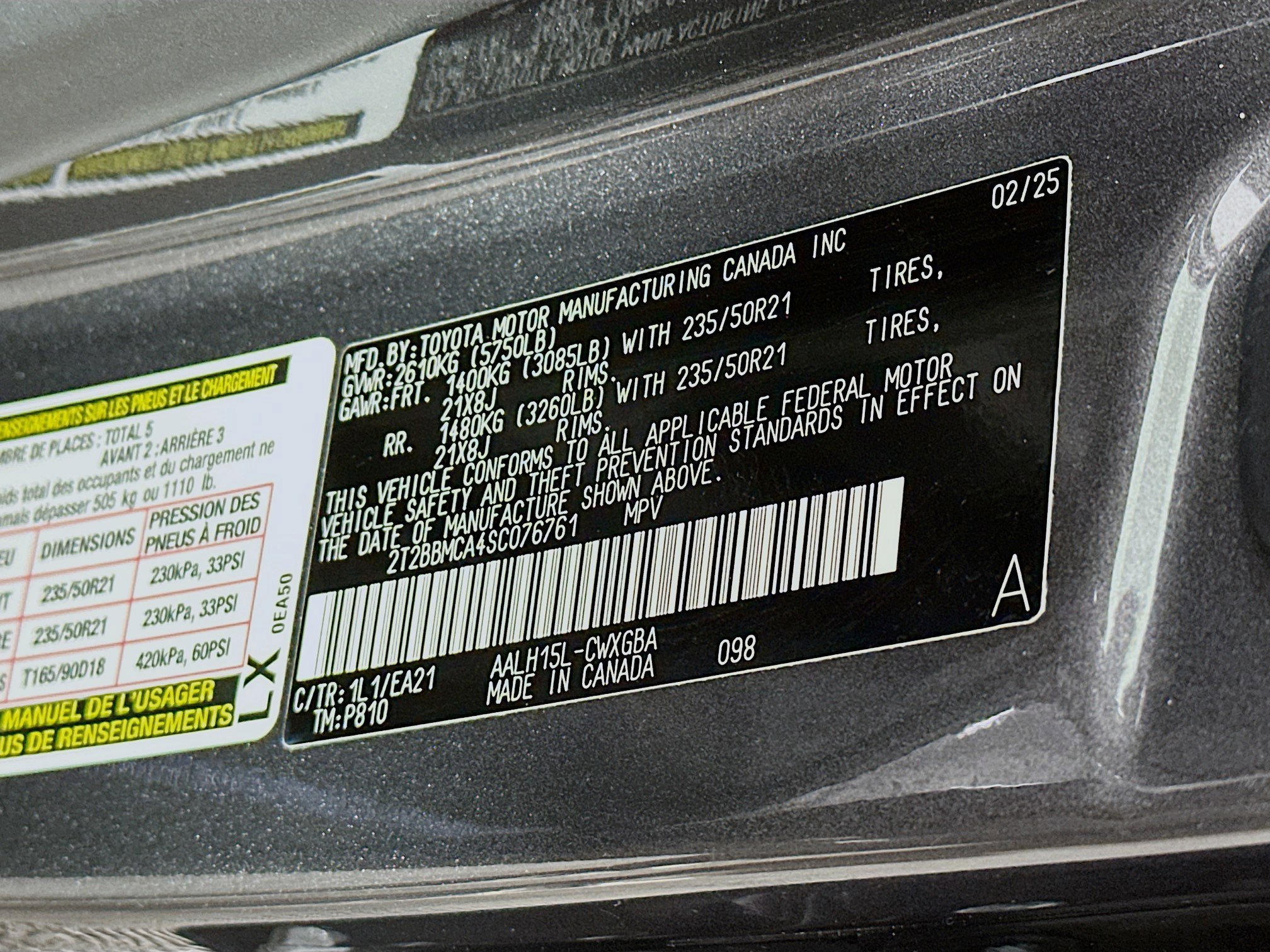 Certified 2025 Lexus RX 350h w/ Convenience Package image 36