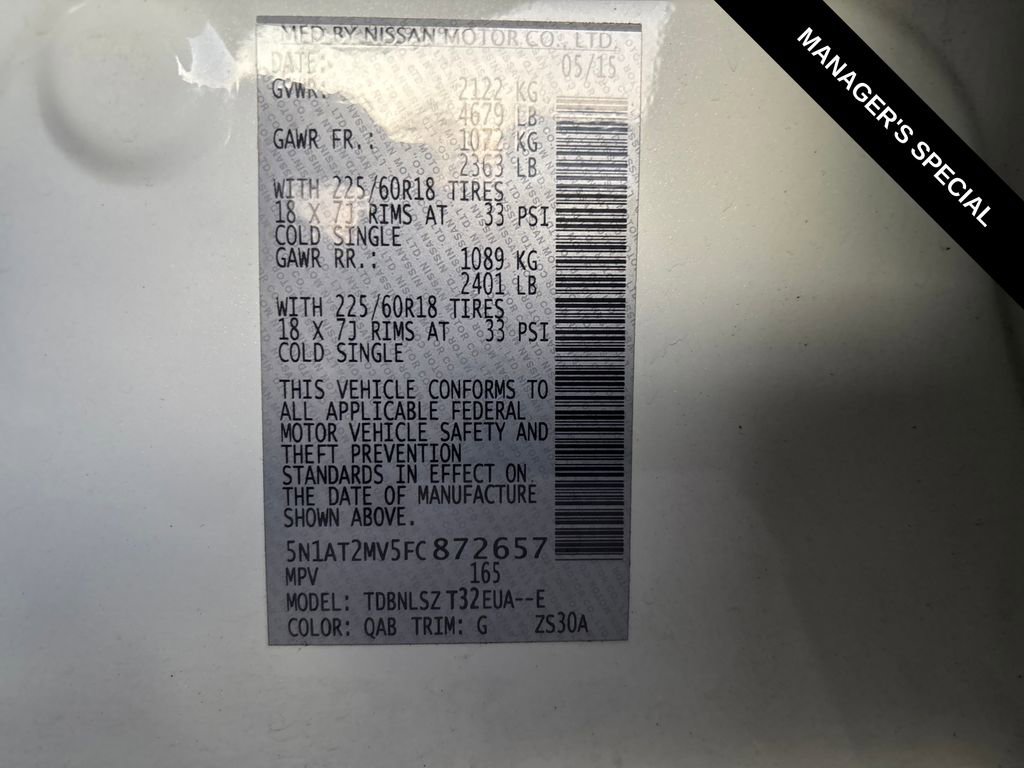 Used 2015 Nissan Rogue SL w/ SL Premium Package image 26