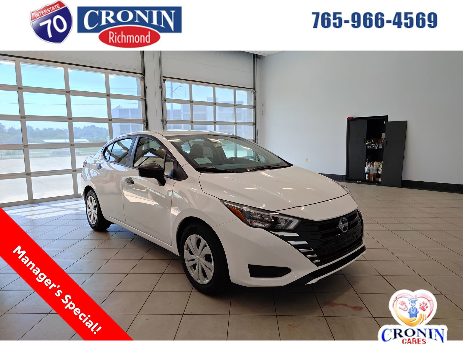 New 2025 Nissan Versa S w/ Trunk Package