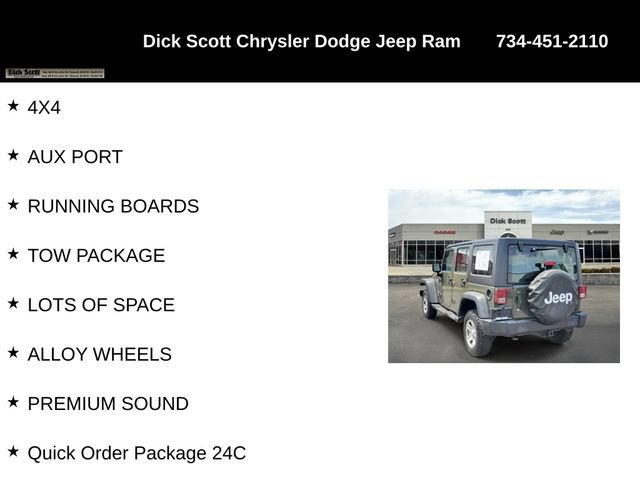 Used 2016 Jeep Wrangler Unlimited Sport w/ Max Tow Package AWD/4WD image 9
