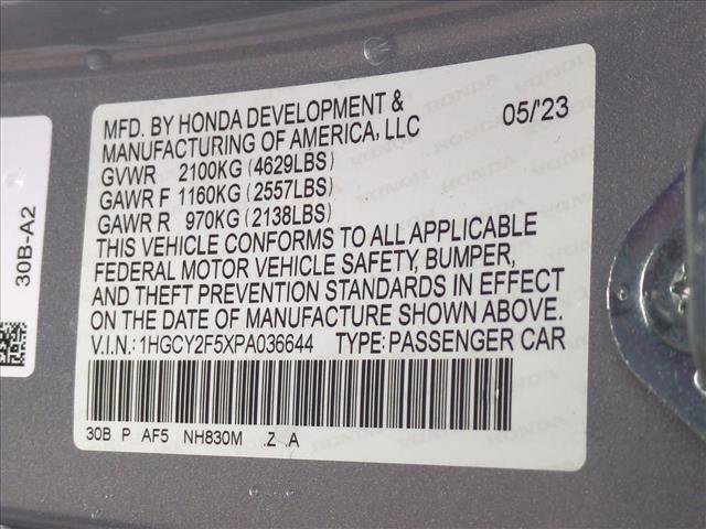 Certified 2023 Honda Accord Sport image 25