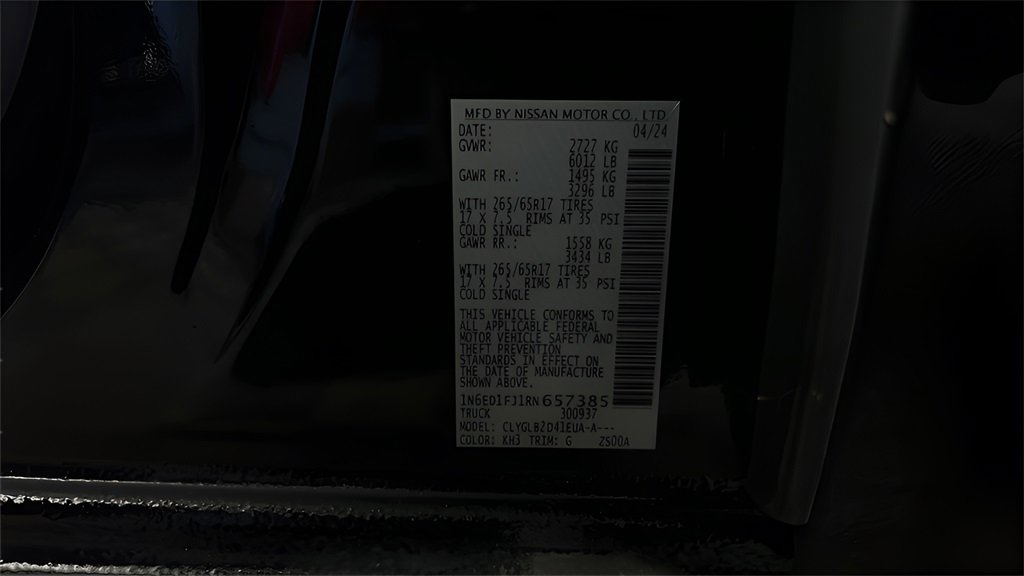 Used 2024 Nissan Frontier SV w/ Technology Package image 28