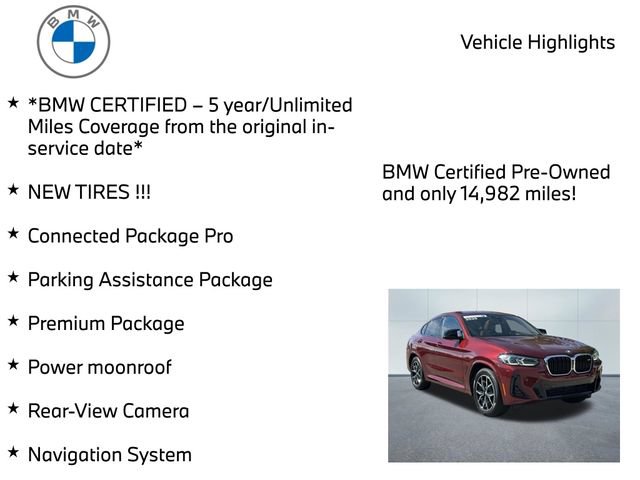 Certified 2025 BMW X4 M40i AWD/4WD image 11