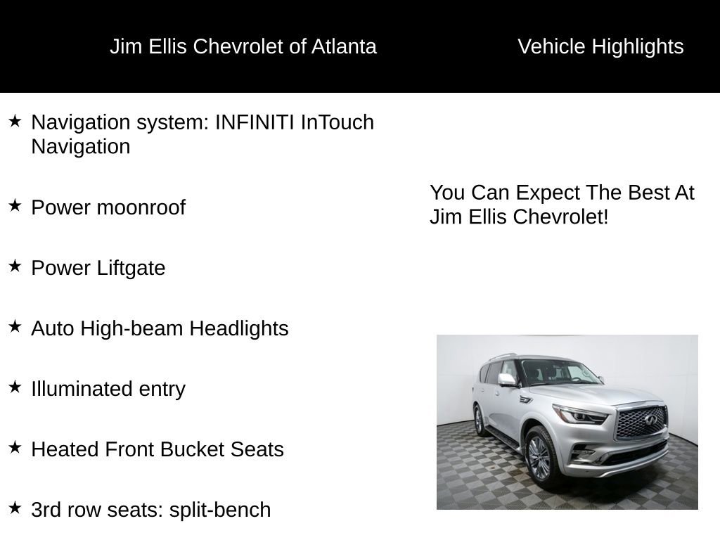 Used 2022 INFINITI QX80 Luxe w/ Cargo Package image 5