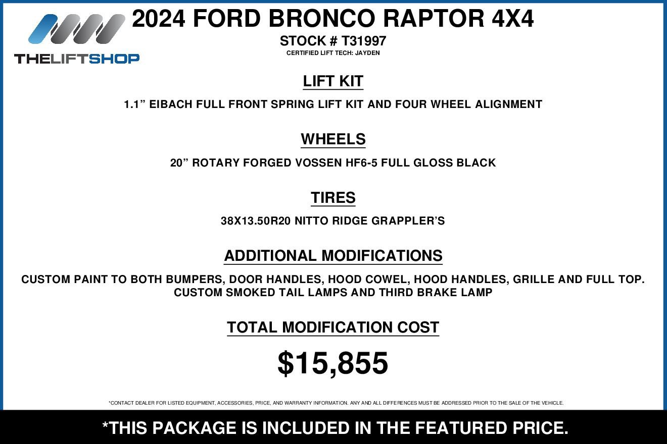 Used 2024 Ford Bronco Raptor image 2