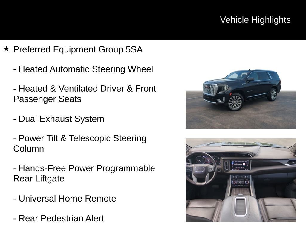 Used 2021 GMC Yukon Denali w/ Denali Premium Package image 19