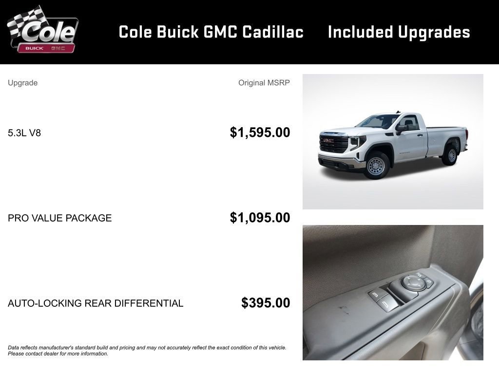 New 2025 GMC Sierra 1500 Pro w/ Pro Value Package image 4
