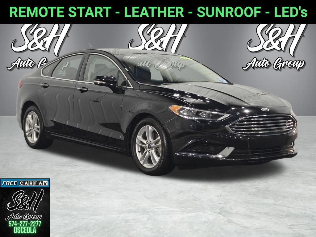 Used 2018 Ford Fusion SE w/ Fusion SE Technology Package FWD image 1