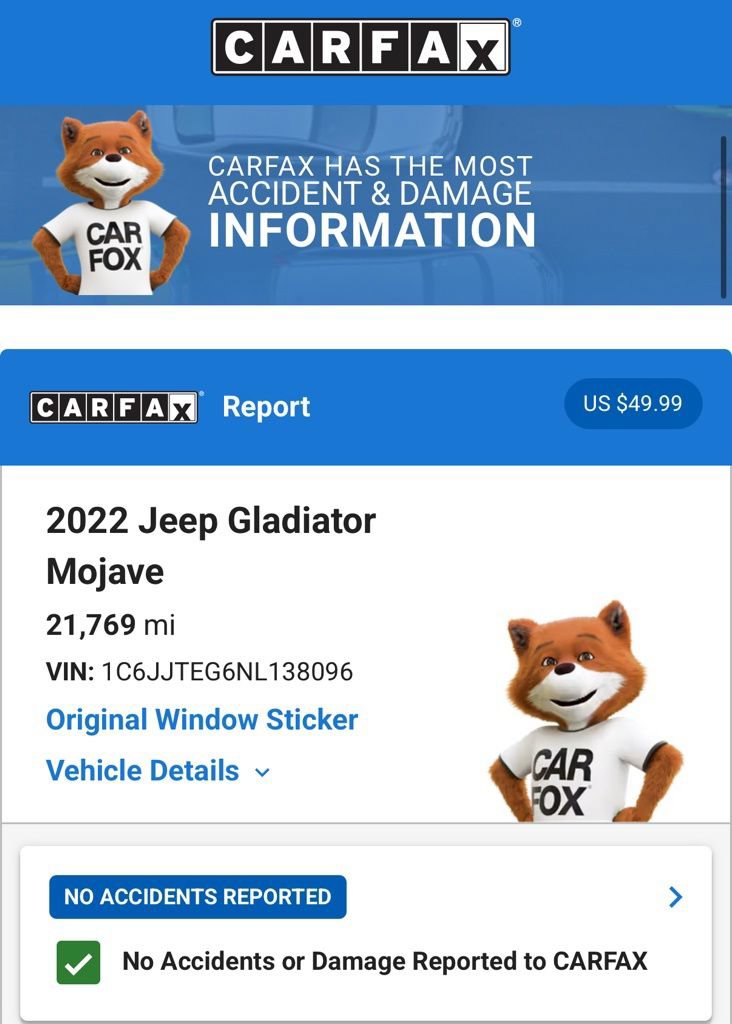 Used 2022 Jeep Gladiator Mojave w/ LED Lighting Group AWD/4WD image 7