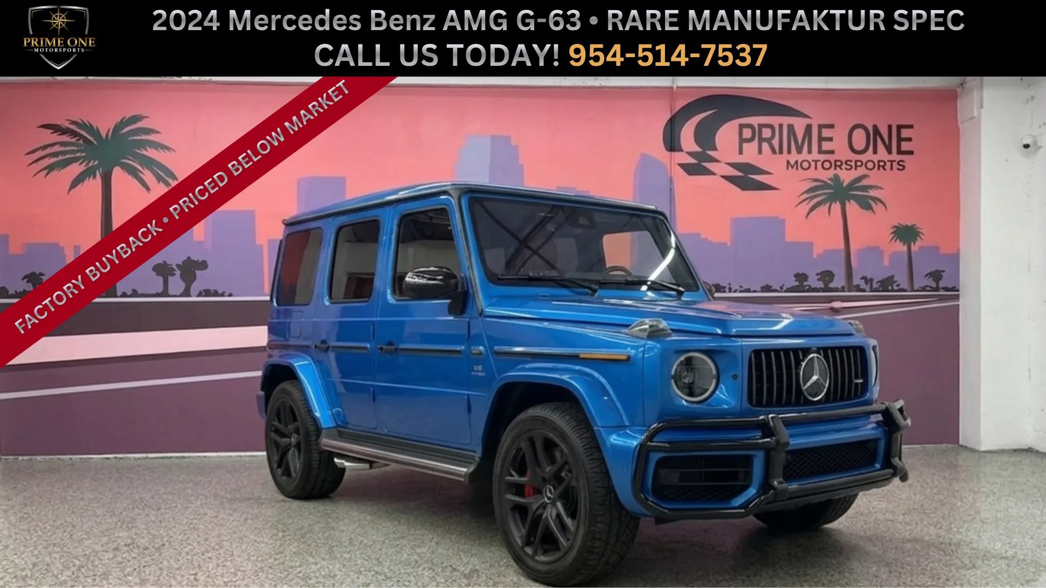 Used 2024 Mercedes-Benz G 63 AMG 4MATIC w/ Manufactur Interior Package image 1
