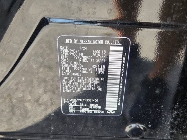 Certified 2024 INFINITI QX80 Luxe w/ Cargo Package AWD/4WD image 27