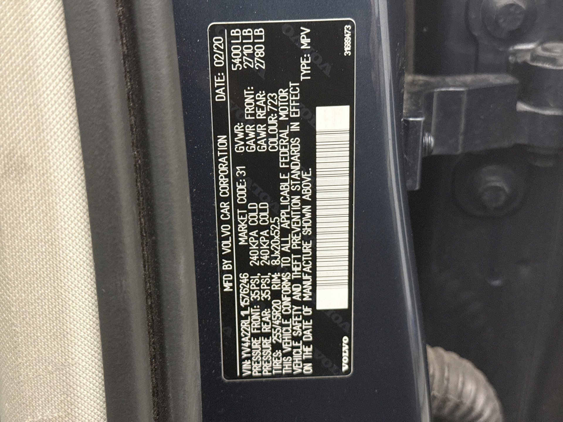 Used 2020 Volvo XC60 T6 Inscription w/ Protection Package Premier image 25