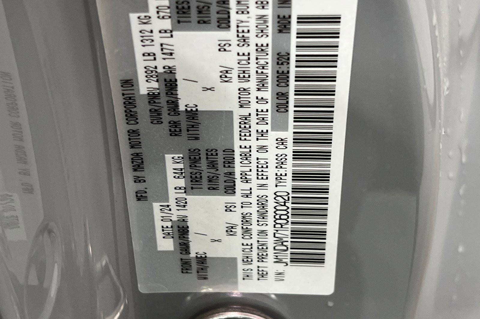 Used 2024 MAZDA MX-5 Miata RF Grand Touring w/ Weather Package image 24