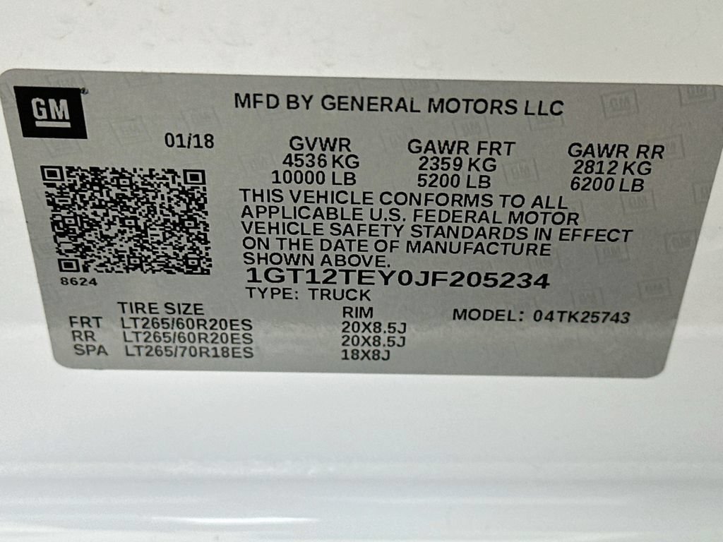 Used 2018 GMC Sierra 2500 SLT w/ Duramax Plus Package AWD/4WD image 33