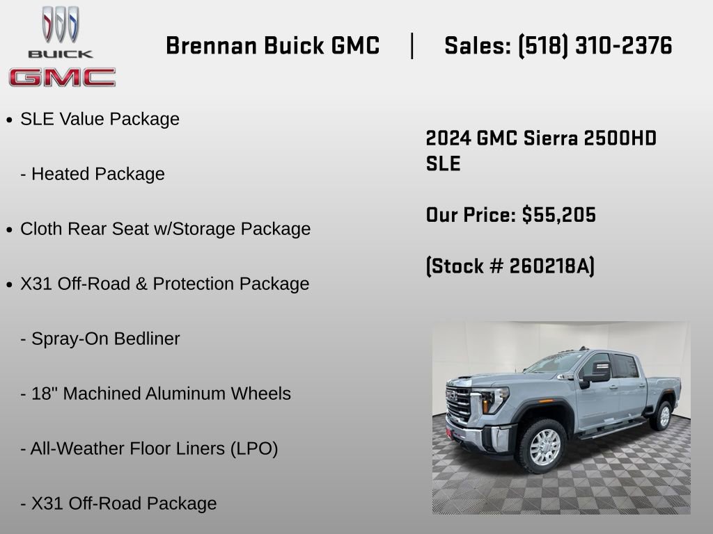Used 2024 GMC Sierra 2500 SLE w/ SLE Value Package; AWD/4WD image 24