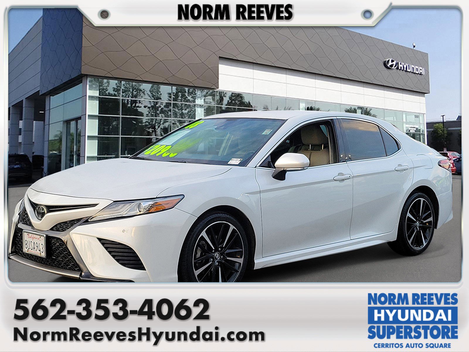 Used 2018 Toyota Camry XSE