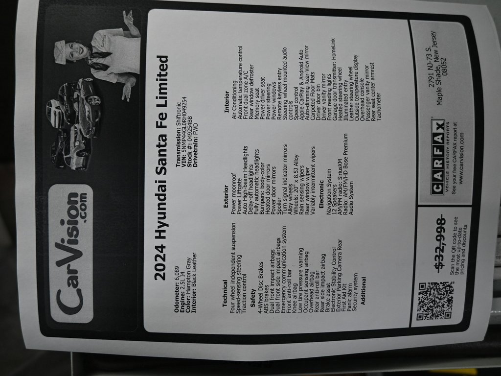 Used 2024 Hyundai Santa Fe Limited image 9