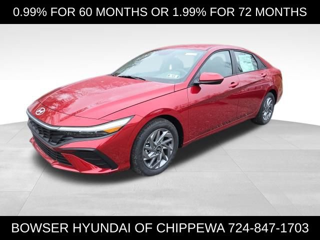 New 2026 Hyundai Elantra Blue