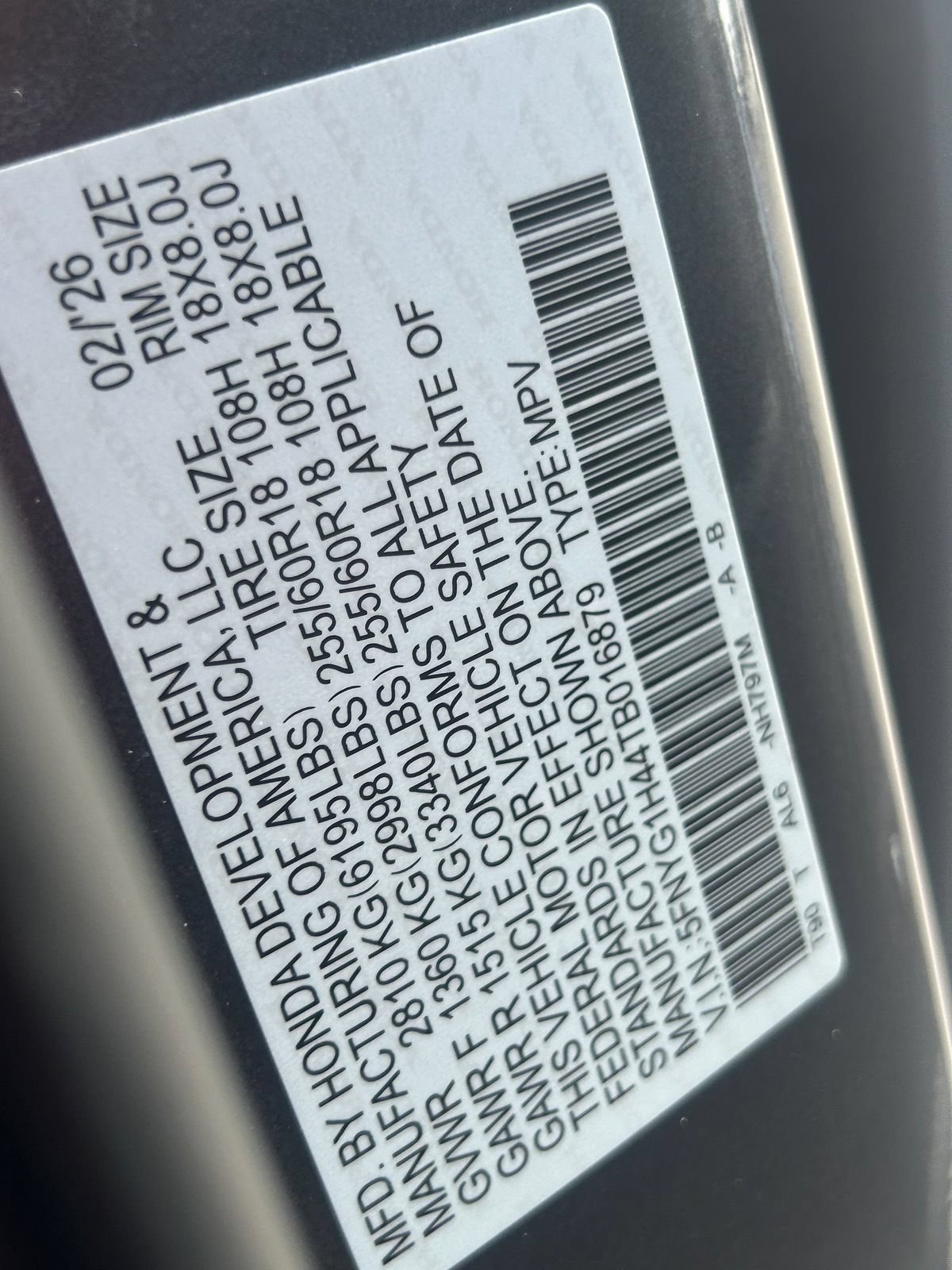 New 2026 Honda Pilot EX-L image 32