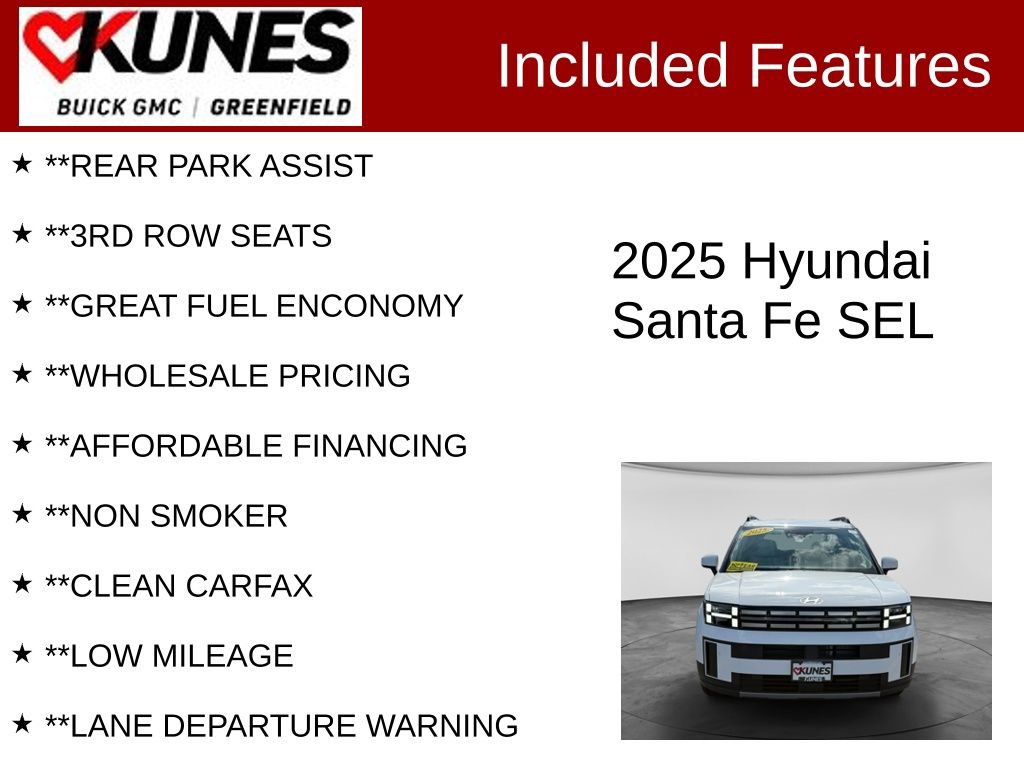 Used 2025 Hyundai Santa Fe SEL AWD/4WD image 3