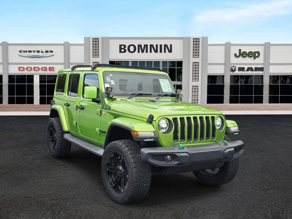 Used 2019 Jeep Wrangler Unlimited Sahara w/ LED Lighting Group image 2