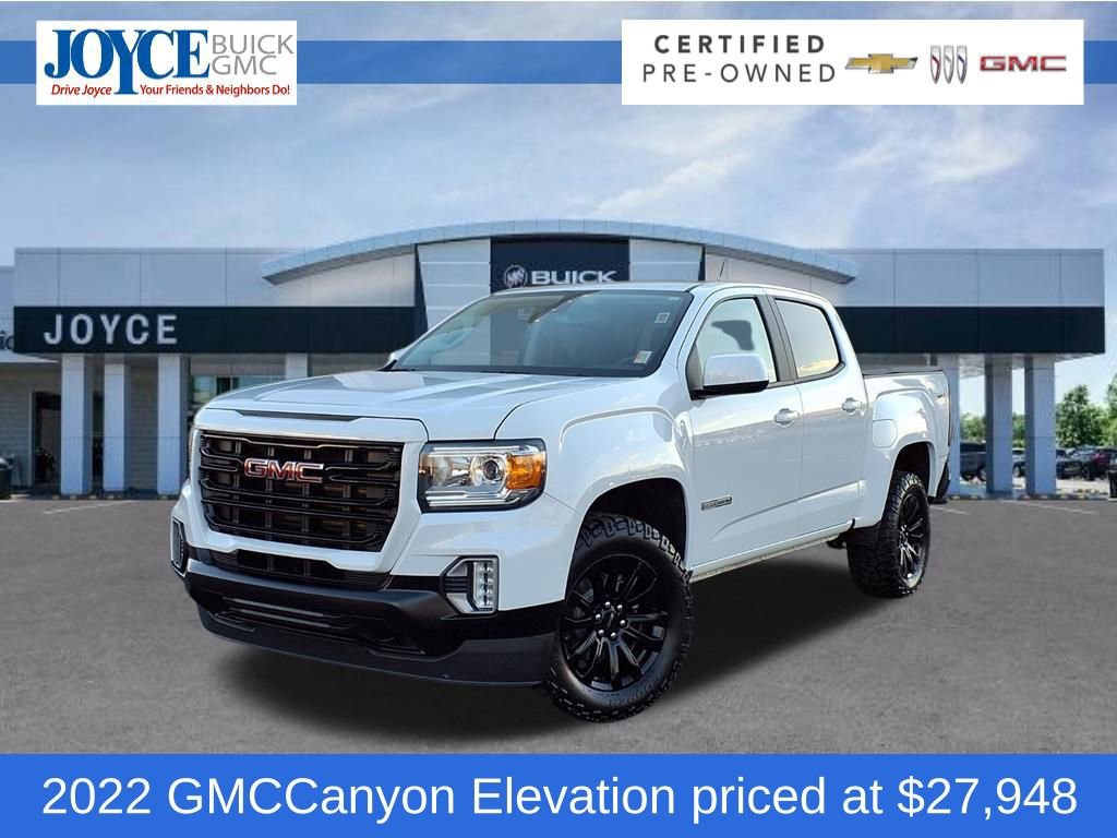 Certified 2022 GMC Canyon Elevation w/ Trailering Package image 1