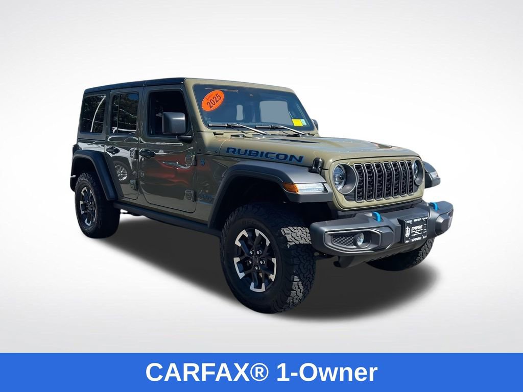 Used 2025 Jeep Wrangler Unlimited Rubicon 4xe w/ Technology Group image 1