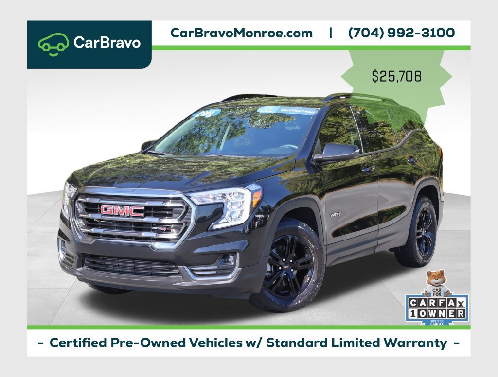 Certified 2023 GMC Terrain AT4 w/ Infotainment Package II AWD/4WD 360° Tour