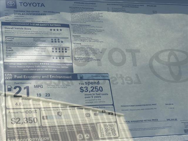 New 2026 Toyota Tacoma TRD Off-Road AWD/4WD image 24