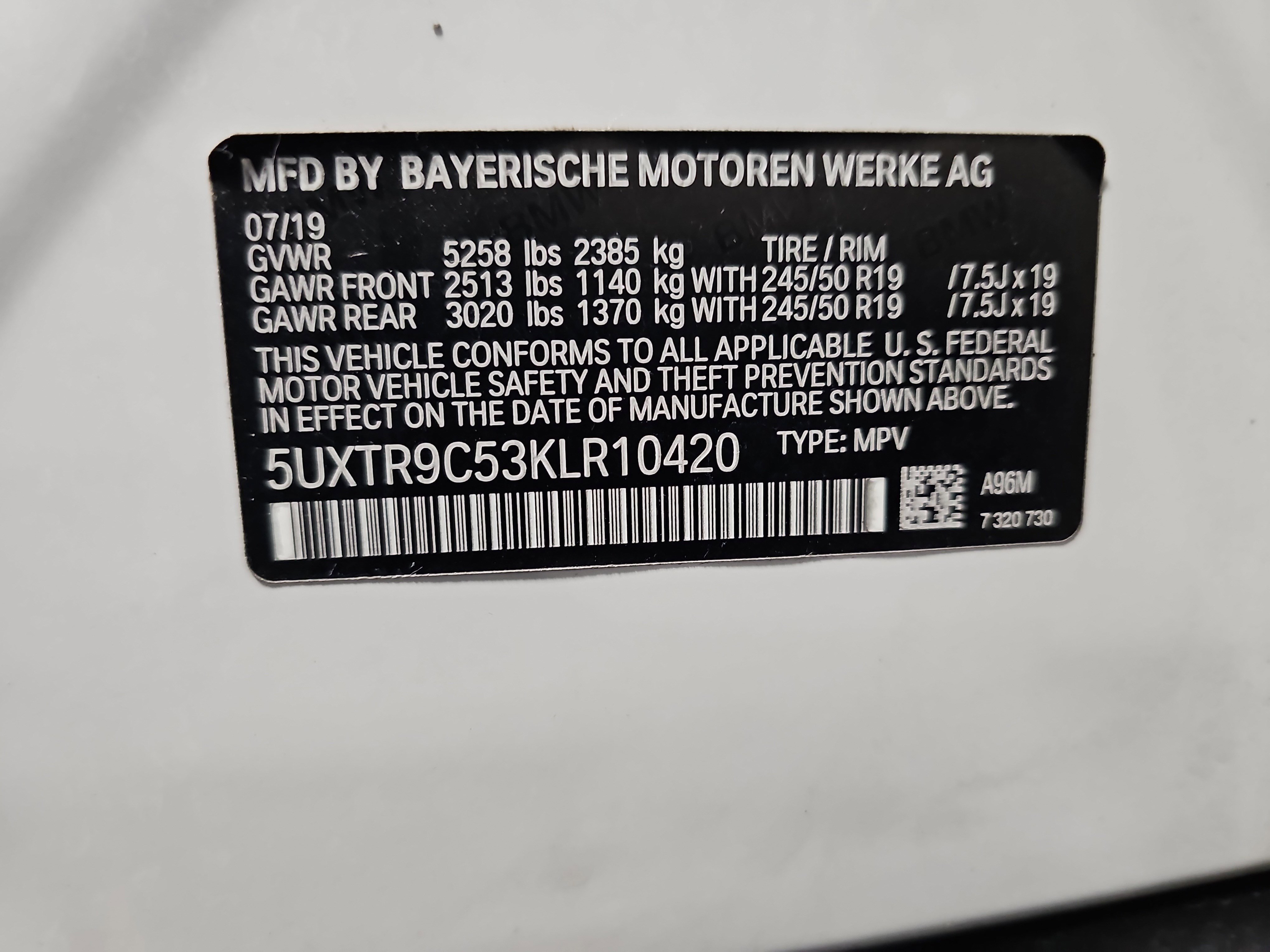 Used 2019 BMW X3 xDrive30i w/ Driving Assistance Package AWD/4WD image 38
