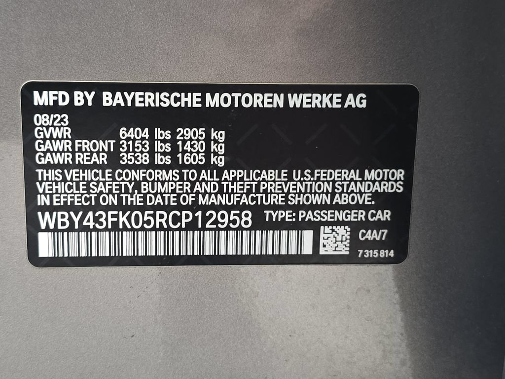 Certified 2024 BMW i5 M60 w/ Premium Package AWD/4WD image 34