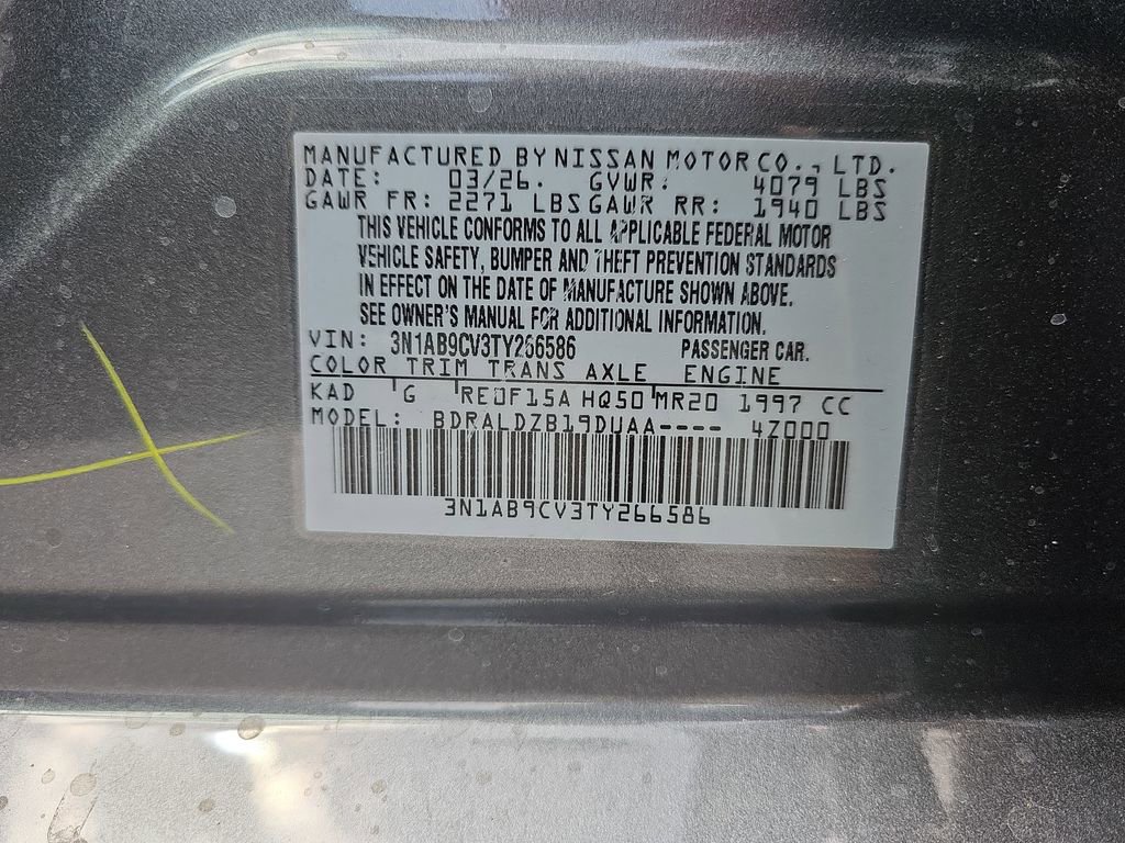 New 2026 Nissan Sentra SV w/ Floor Mat Package image 38