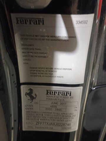 Used 2018 Ferrari California T RWD image 58