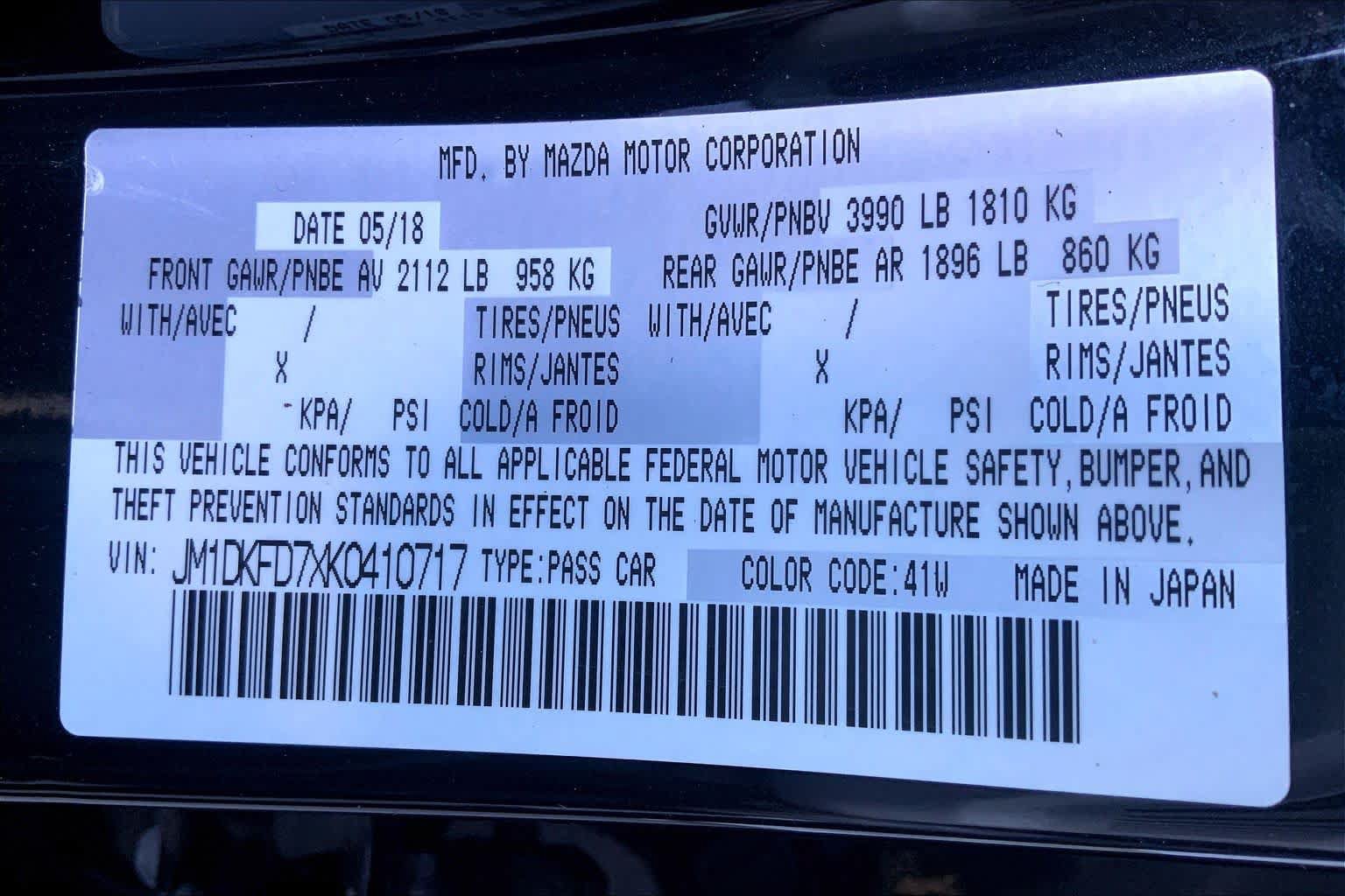Used 2019 MAZDA CX-3 Grand Touring AWD/4WD image 34