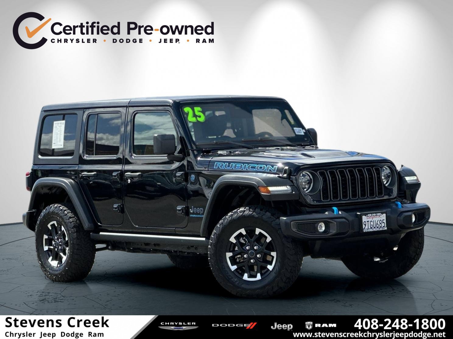 Used 2025 Jeep Wrangler Unlimited Rubicon 4xe w/ Safety Group AWD/4WD image 1