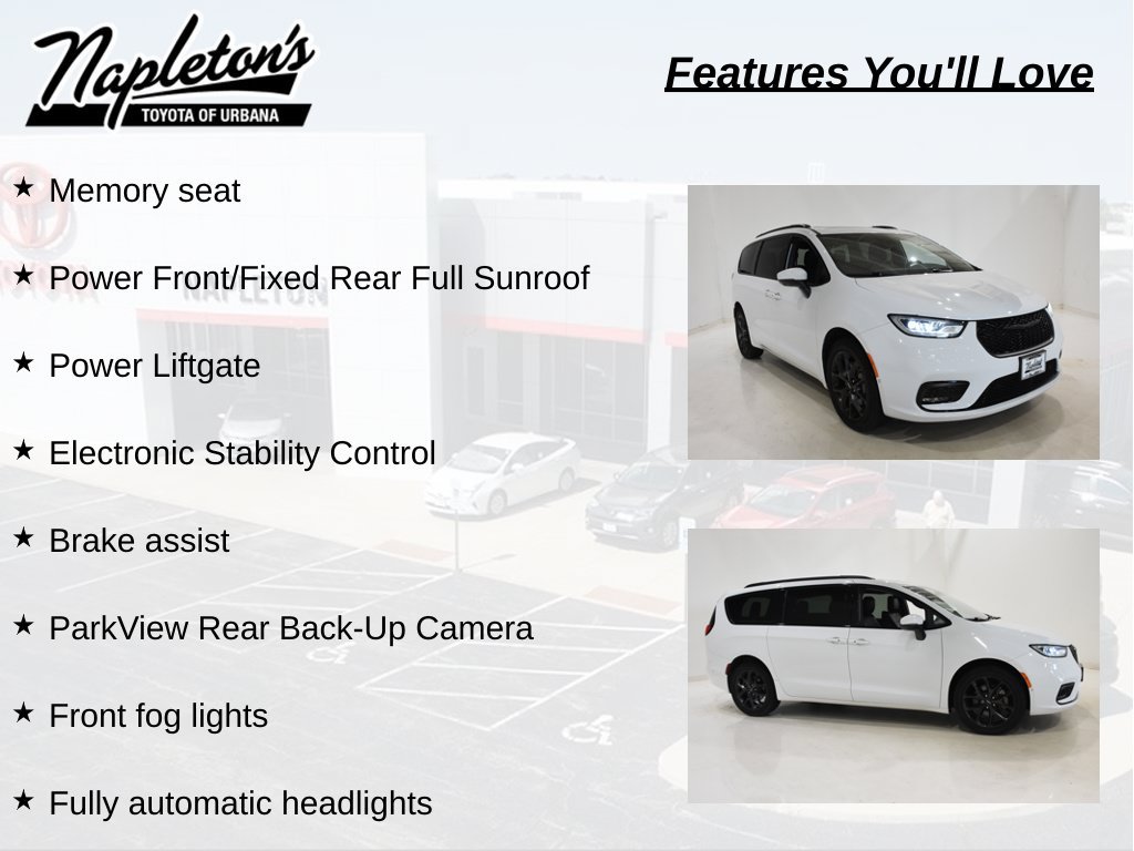 Used 2023 Chrysler Pacifica Touring-L w/ S Appearance Package AWD/4WD image 14