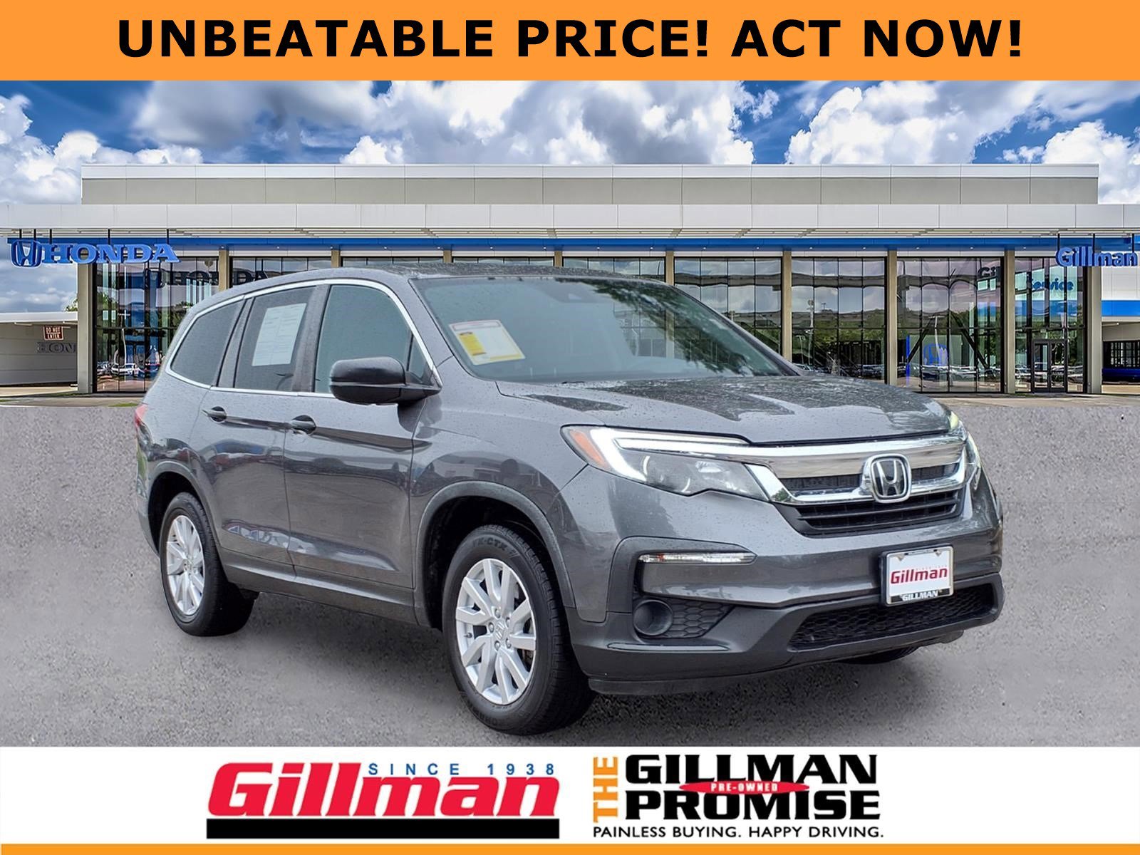 Used 2019 Honda Pilot LX