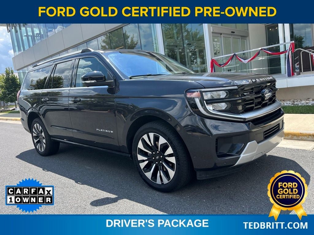Certified 2025 Ford Expedition Max Platinum w/ Driver's Package AWD/4WD image 1