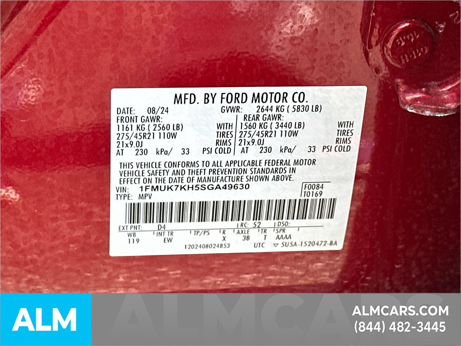 Used 2025 Ford Explorer ST-Line w/ Premium Package RWD image 38