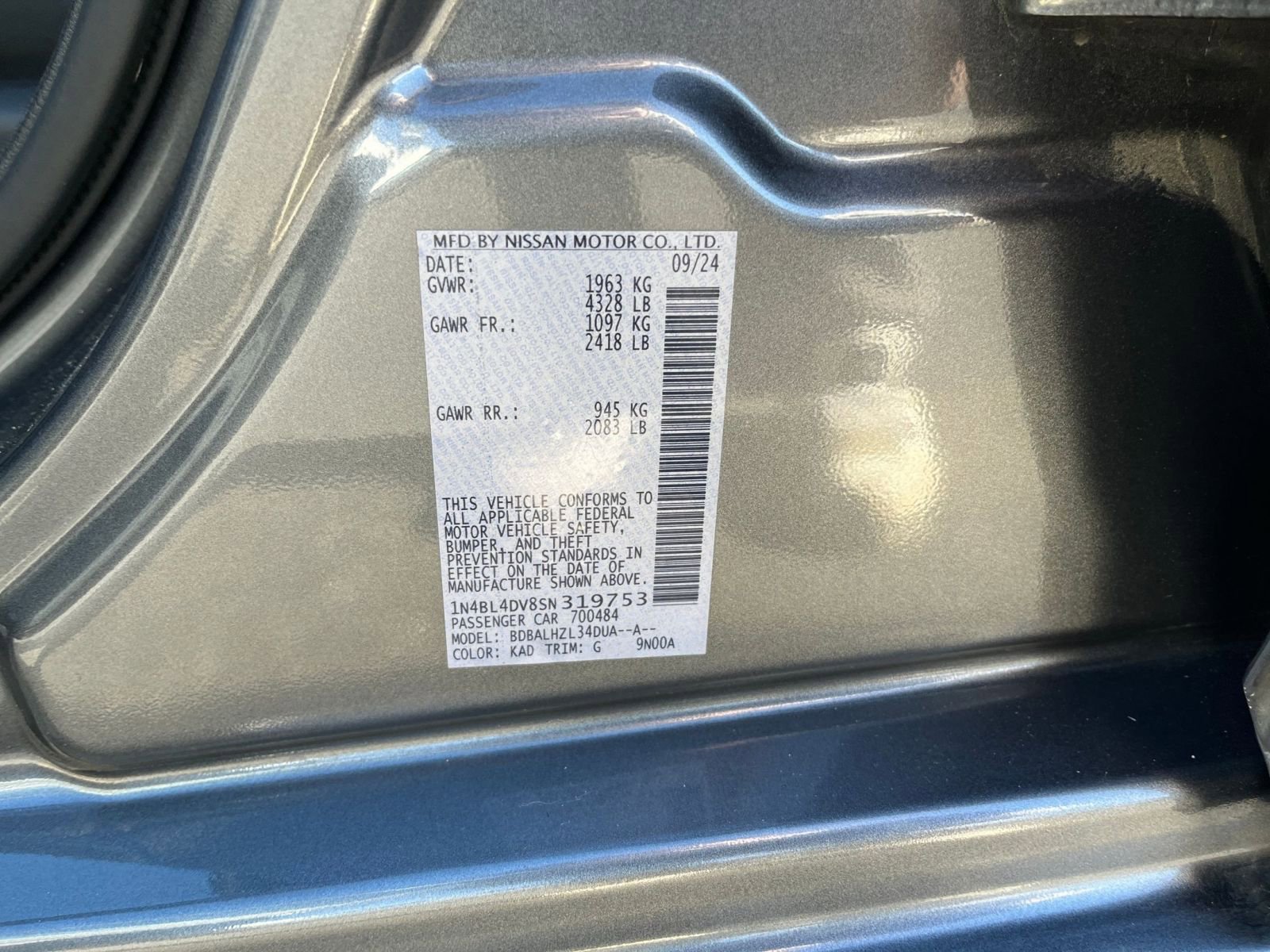 Used 2025 Nissan Altima 2.5 SV image 28