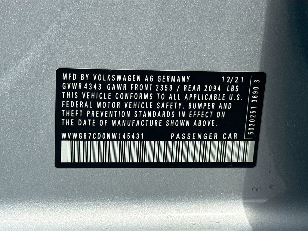 Used 2022 Volkswagen GTI S image 31