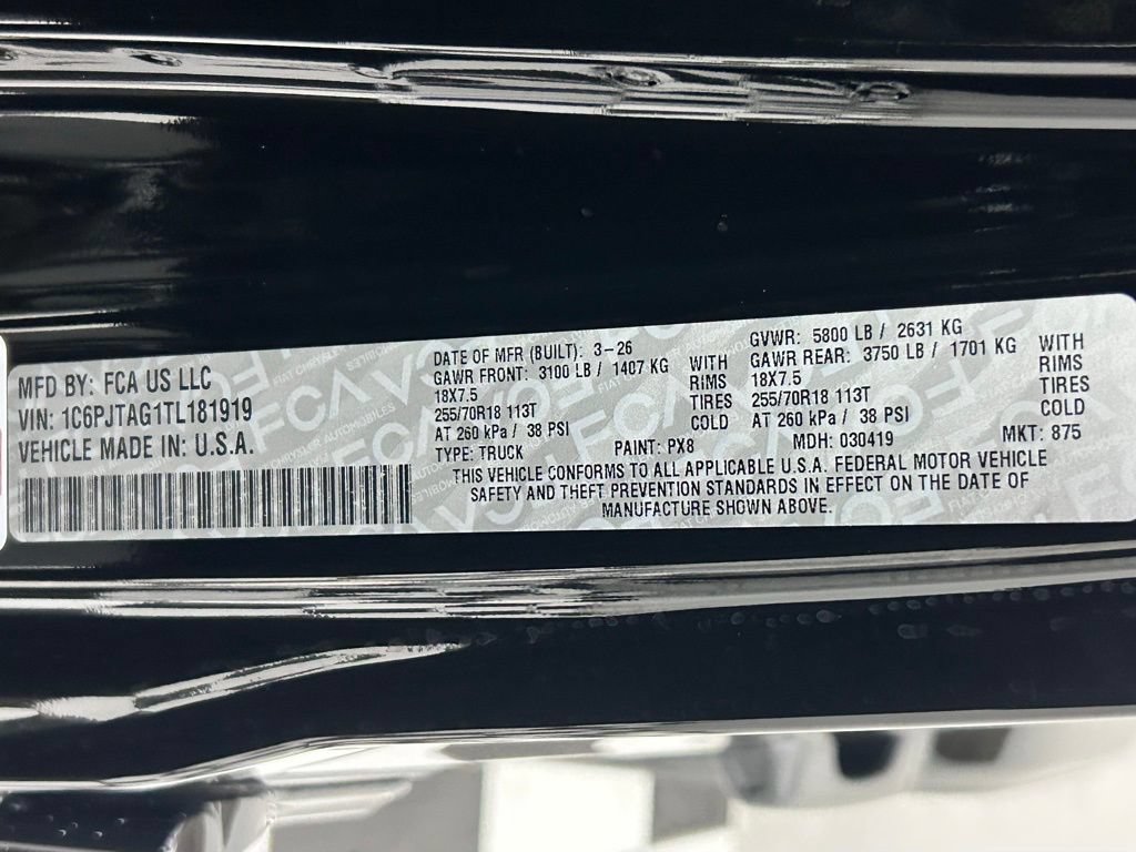 New 2026 Jeep Gladiator Sport AWD/4WD image 22