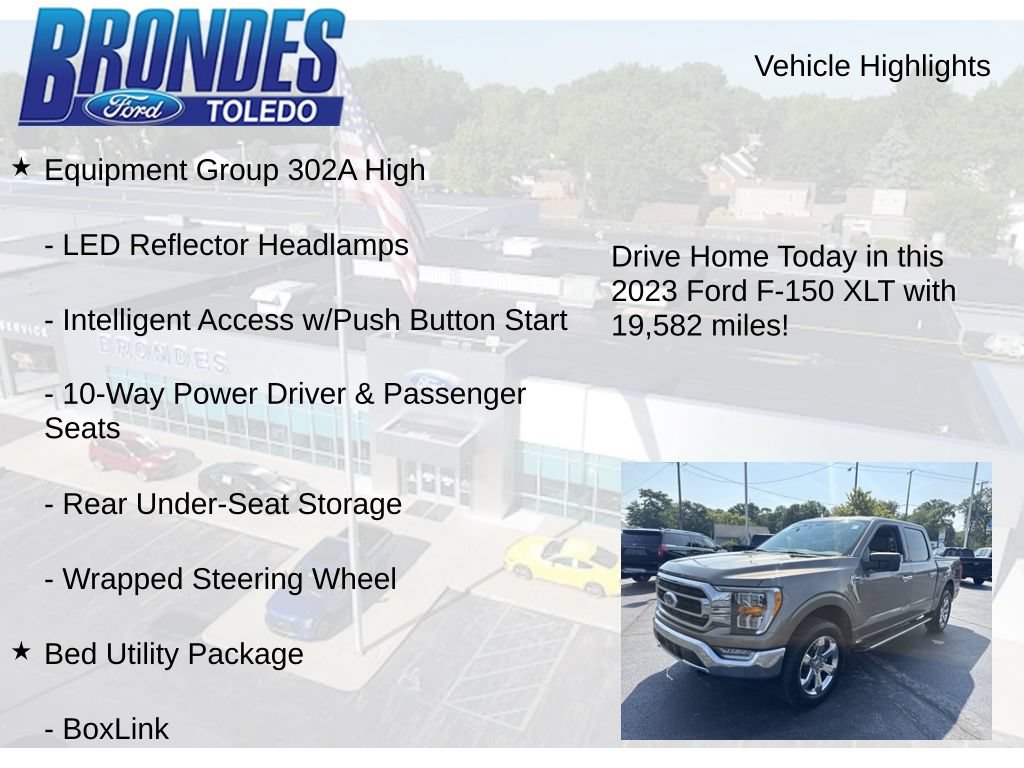 Used 2023 Ford F150 XLT w/ Equipment Group 302A High AWD/4WD image 17