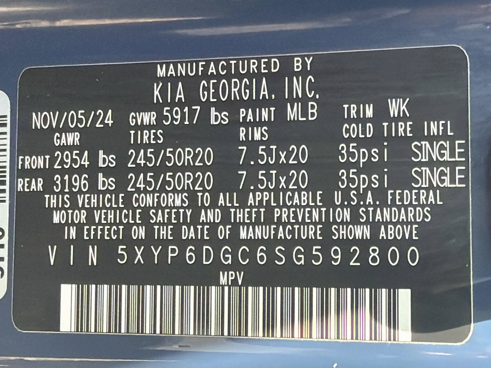 Used 2025 Kia Telluride S AWD/4WD image 12
