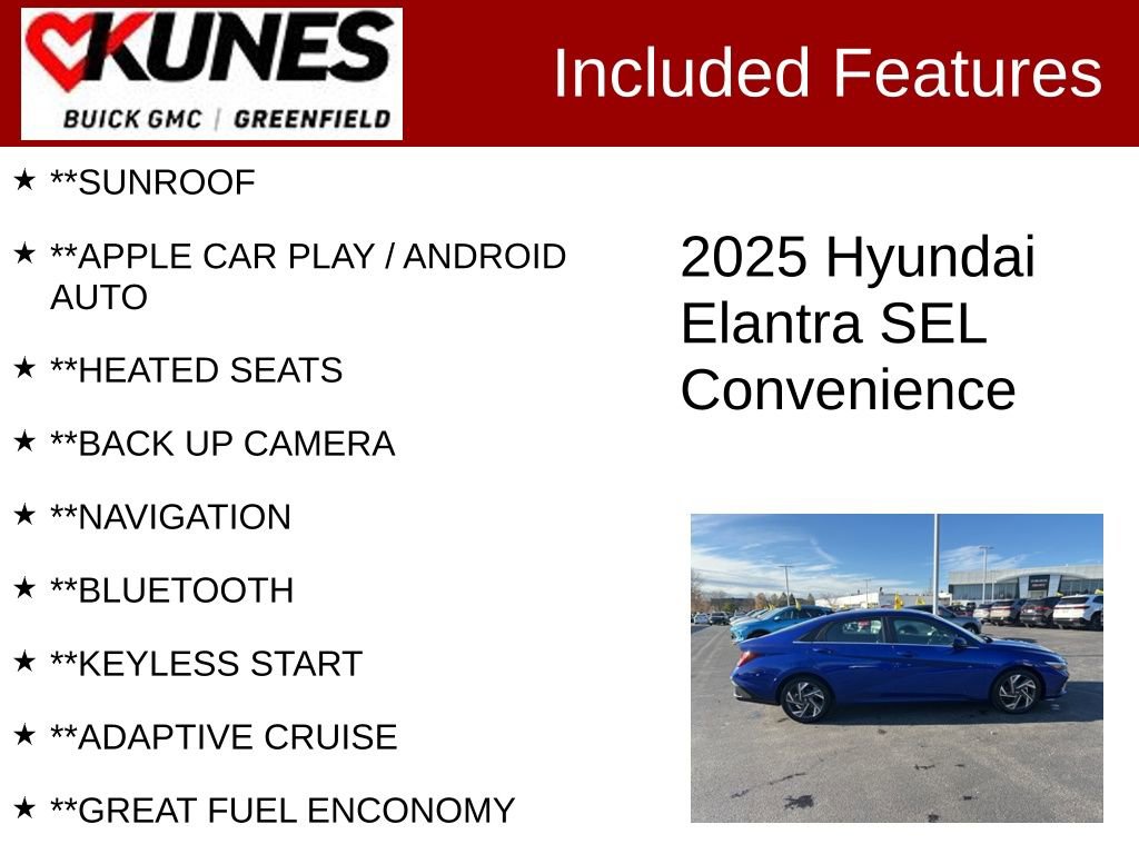 Used 2025 Hyundai Elantra SEL image 2
