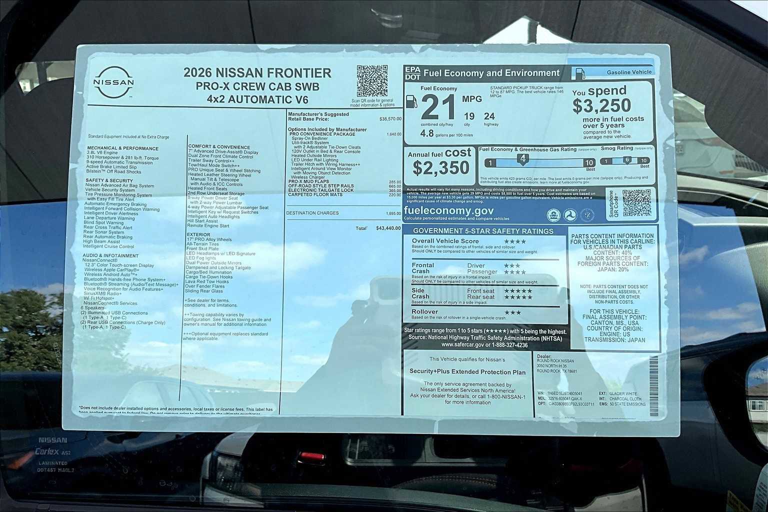 New 2026 Nissan Frontier Pro-X image 19