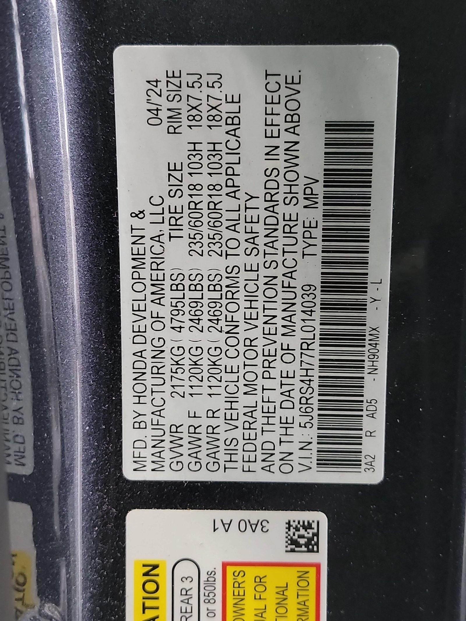 Certified 2024 Honda CR-V EX-L image 33