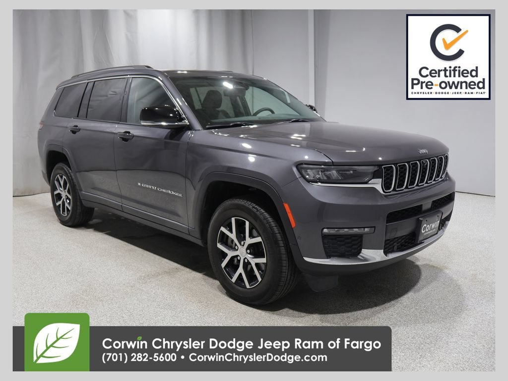 Certified 2023 Jeep Grand Cherokee L Limited w/ Luxury Tech Group II AWD/4WD image 1